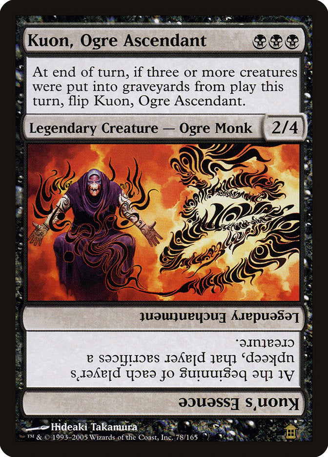 Kuon, Ogre Ascendant // Kuon's Essence [Saviors of Kamigawa] | Dragon's Lair Comics and Fantasy Houston TX
