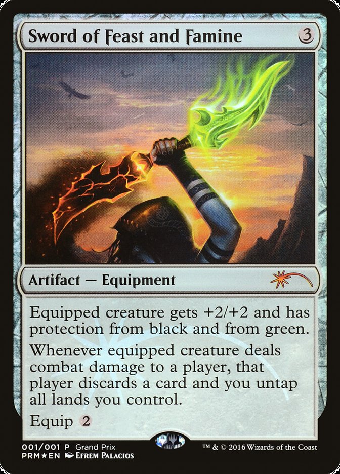 Sword of Feast and Famine [Grand Prix Promos] | Dragon's Lair Comics and Fantasy Houston TX