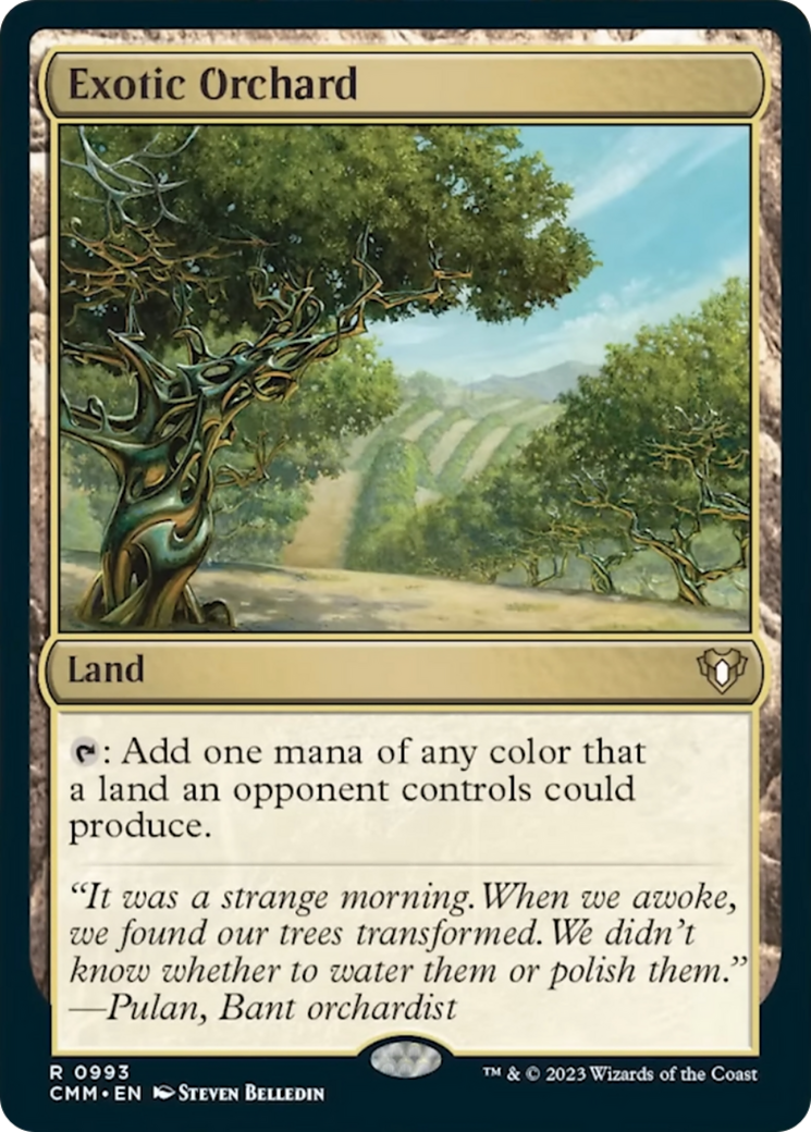 Exotic Orchard [Commander Masters] | Dragon's Lair Comics and Fantasy Houston TX