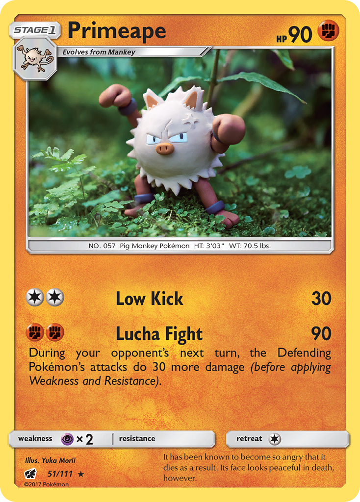 Primeape (51/111) [Sun & Moon: Crimson Invasion] | Dragon's Lair Comics and Fantasy Houston TX