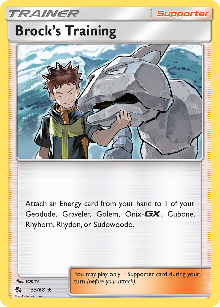 Brock's Training (55/68) [Sun & Moon: Hidden Fates] | Dragon's Lair Comics and Fantasy Houston TX