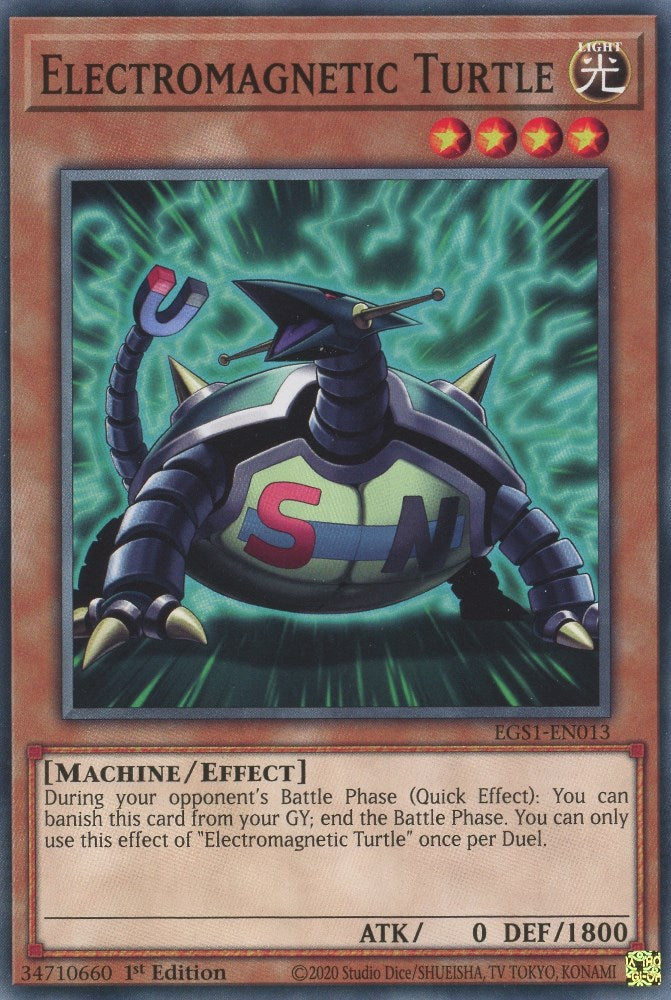 Electromagnetic Turtle [EGS1-EN013] Common | Dragon's Lair Comics and Fantasy Houston TX