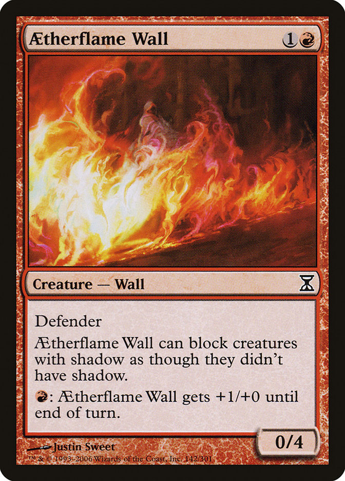 Aetherflame Wall [Time Spiral] | Dragon's Lair Comics and Fantasy Houston TX