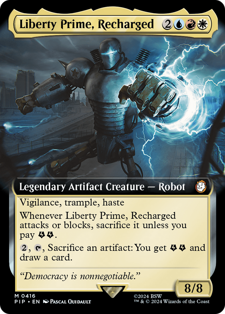 Liberty Prime, Recharged (Extended Art) [Fallout] | Dragon's Lair Comics and Fantasy Houston TX