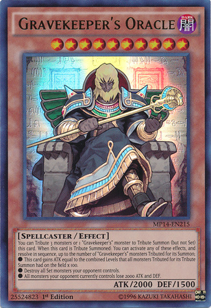 Gravekeeper's Oracle [MP14-EN215] Ultra Rare | Dragon's Lair Comics and Fantasy Houston TX