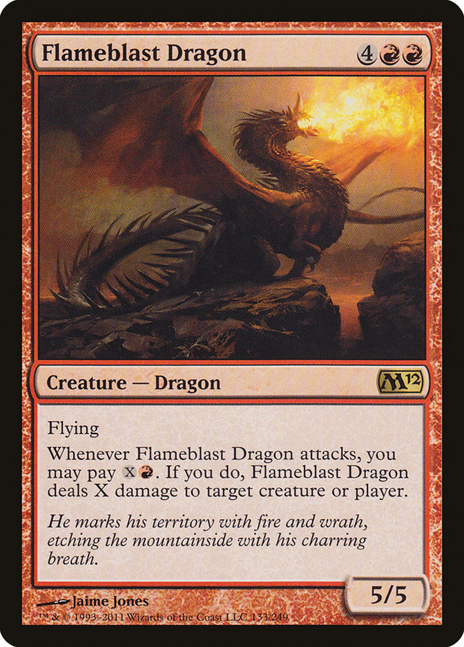 Flameblast Dragon [Magic 2012] | Dragon's Lair Comics and Fantasy Houston TX