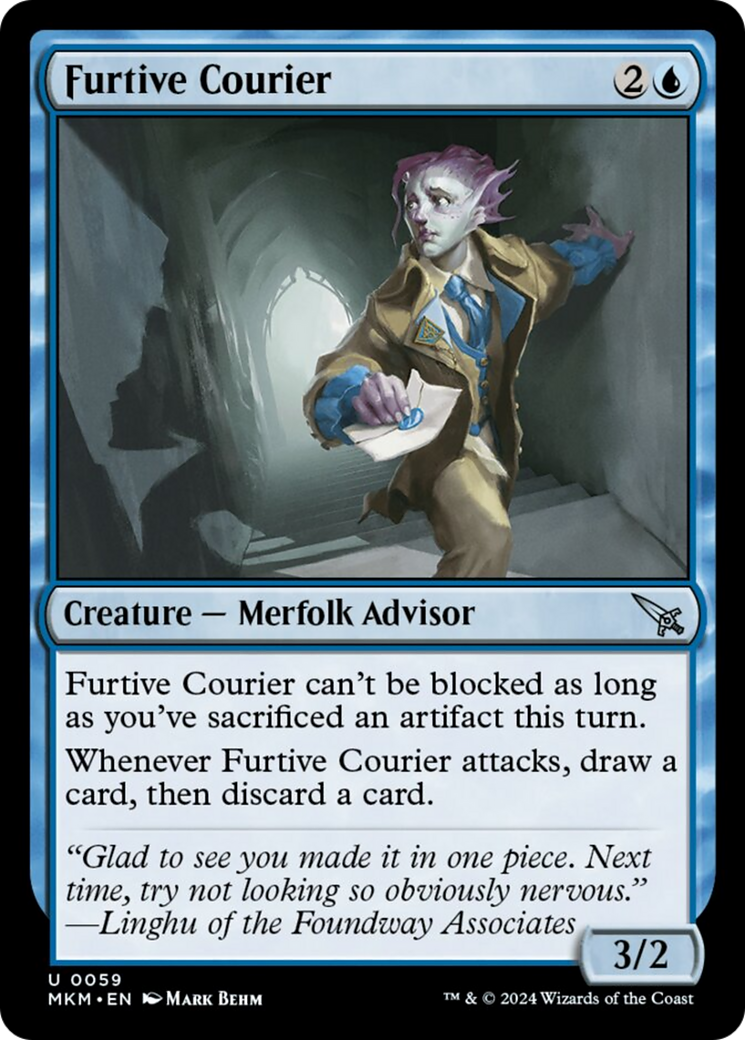 Furtive Courier [Murders at Karlov Manor] | Dragon's Lair Comics and Fantasy Houston TX