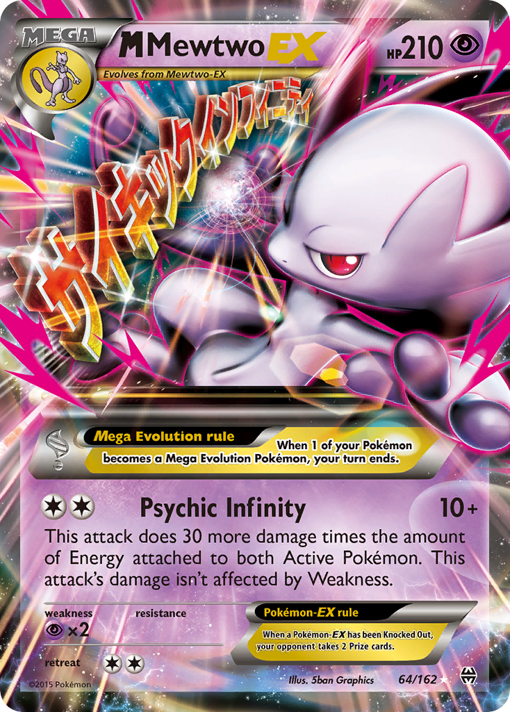 M Mewtwo EX (64/162) [XY: BREAKthrough] | Dragon's Lair Comics and Fantasy Houston TX