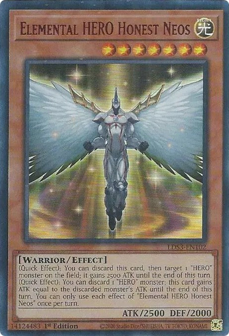 Elemental HERO Honest Neos (Red) [LDS3-EN102] Ultra Rare | Dragon's Lair Comics and Fantasy Houston TX