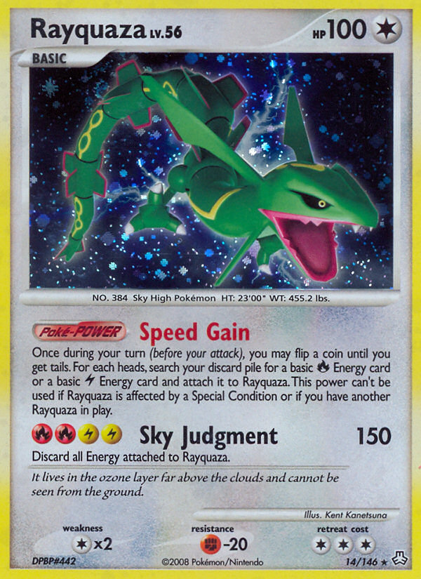 Rayquaza (14/146) [Diamond & Pearl: Legends Awakened] | Dragon's Lair Comics and Fantasy Houston TX