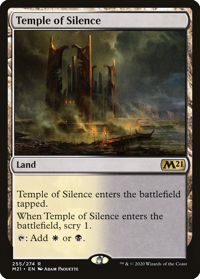 Temple of Silence [Core Set 2021] | Dragon's Lair Comics and Fantasy Houston TX