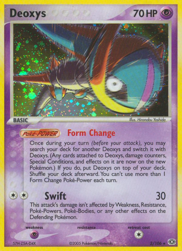 Deoxys (2/106) [EX: Emerald] | Dragon's Lair Comics and Fantasy Houston TX