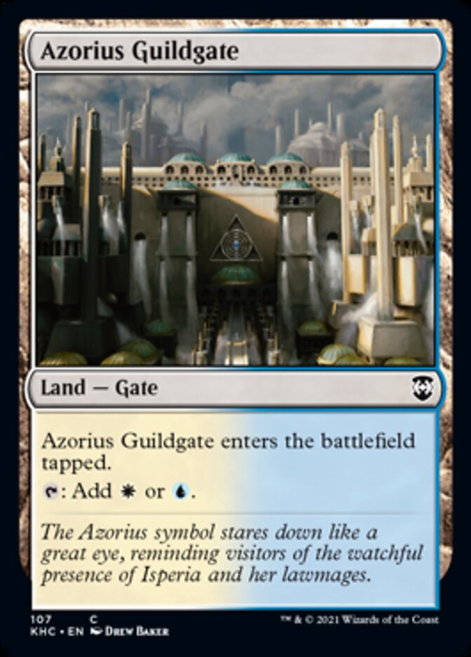 Azorius Guildgate [Kaldheim Commander] | Dragon's Lair Comics and Fantasy Houston TX