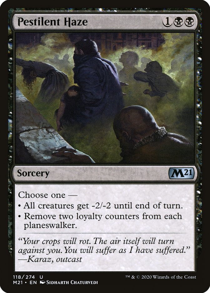 Pestilent Haze [Core Set 2021] | Dragon's Lair Comics and Fantasy Houston TX