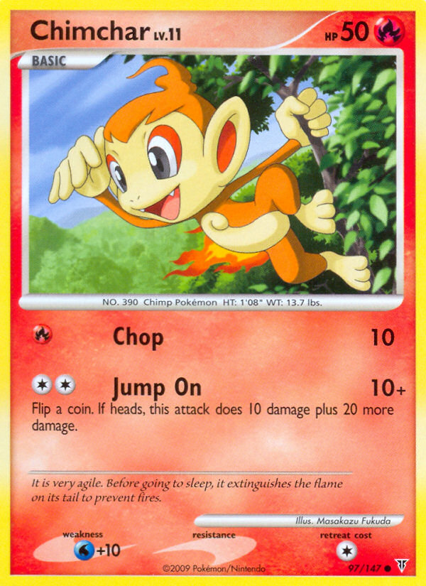 Chimchar (97/147) [Platinum: Supreme Victors] | Dragon's Lair Comics and Fantasy Houston TX
