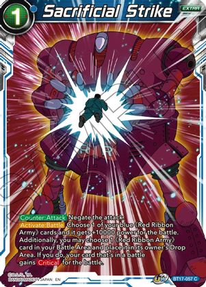 Sacrificial Strike (BT17-057) [Ultimate Squad] | Dragon's Lair Comics and Fantasy Houston TX