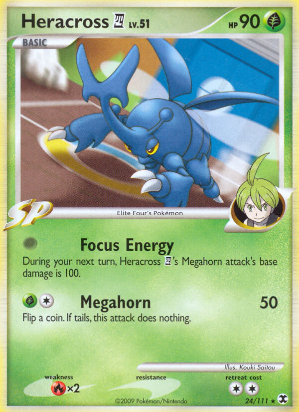 Heracross (24/111) [Platinum: Rising Rivals] | Dragon's Lair Comics and Fantasy Houston TX