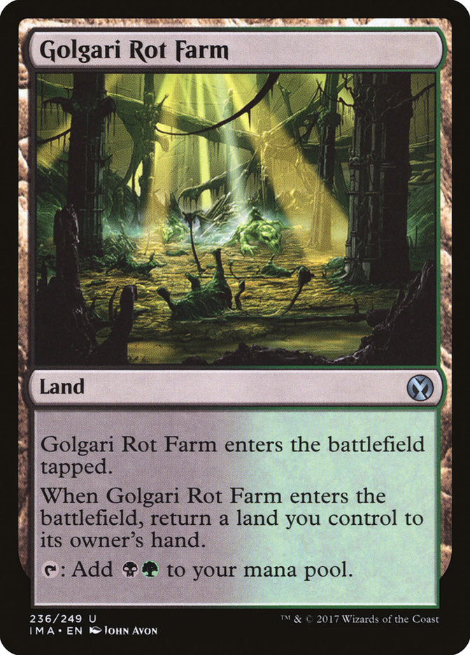 Golgari Rot Farm [Iconic Masters] | Dragon's Lair Comics and Fantasy Houston TX