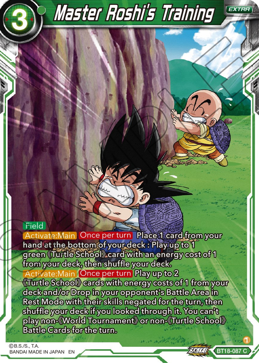 Master Roshi's Training (BT18-087) [Dawn of the Z-Legends] | Dragon's Lair Comics and Fantasy Houston TX