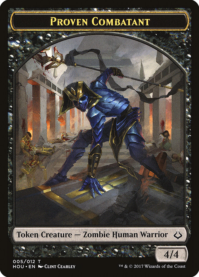 Proven Combatant Token [Hour of Devastation Tokens] | Dragon's Lair Comics and Fantasy Houston TX