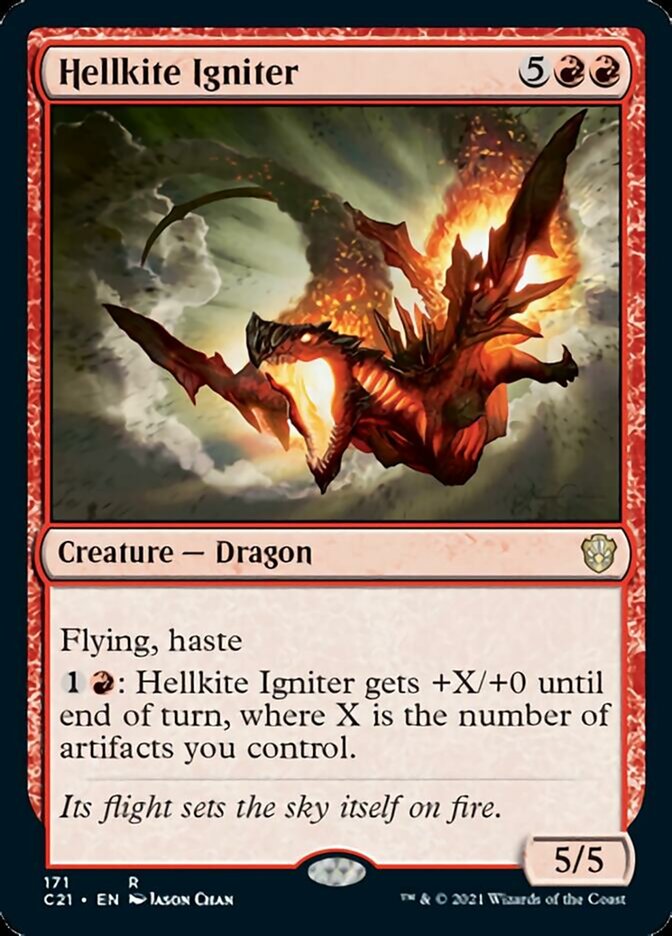 Hellkite Igniter [Commander 2021] | Dragon's Lair Comics and Fantasy Houston TX