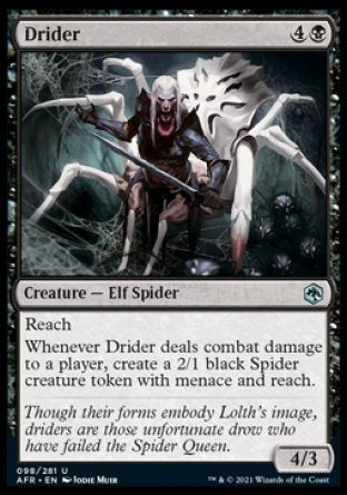 Drider [Dungeons & Dragons: Adventures in the Forgotten Realms] | Dragon's Lair Comics and Fantasy Houston TX