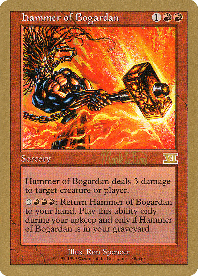 Hammer of Bogardan (Mark Le Pine) [World Championship Decks 1999] | Dragon's Lair Comics and Fantasy Houston TX