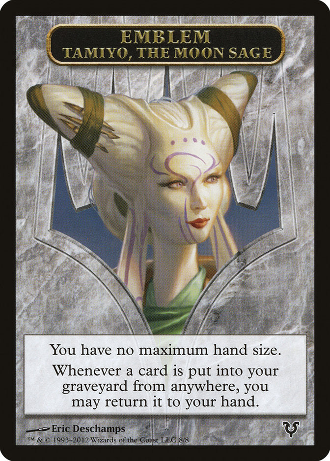 Tamiyo, the Moon Sage Emblem [Avacyn Restored Tokens] | Dragon's Lair Comics and Fantasy Houston TX