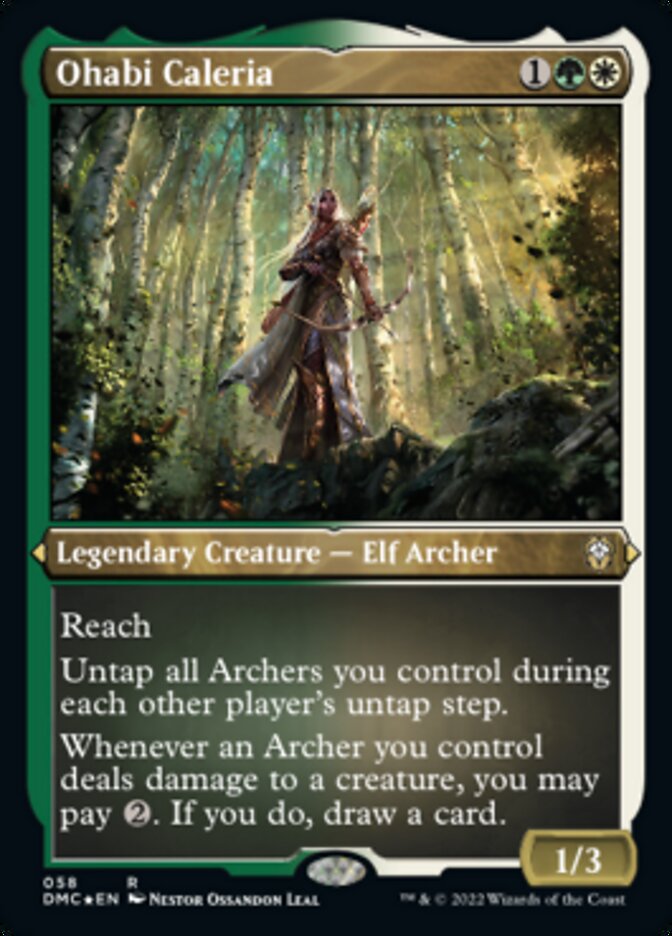 Ohabi Caleria (Foil Etched) [Dominaria United Commander] | Dragon's Lair Comics and Fantasy Houston TX