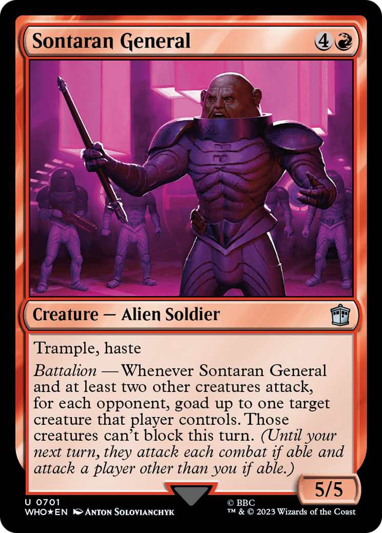 Sontaran General (Surge Foil) [Doctor Who] | Dragon's Lair Comics and Fantasy Houston TX