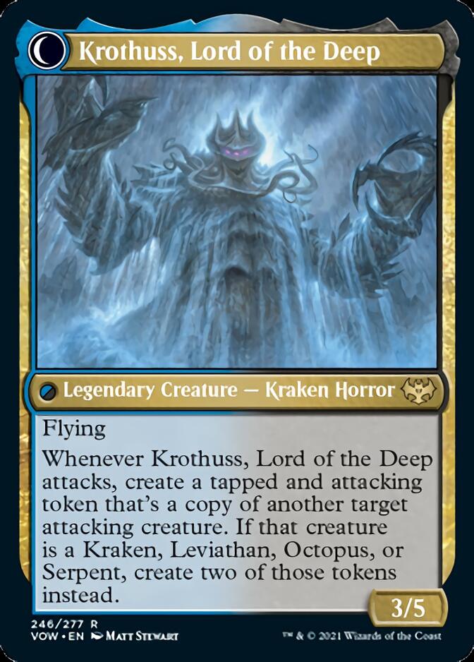Runo Stromkirk // Krothuss, Lord of the Deep [Innistrad: Crimson Vow] | Dragon's Lair Comics and Fantasy Houston TX