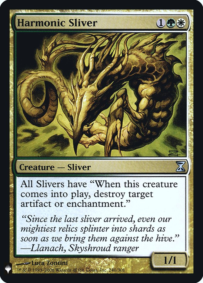 Harmonic Sliver [Mystery Booster] | Dragon's Lair Comics and Fantasy Houston TX