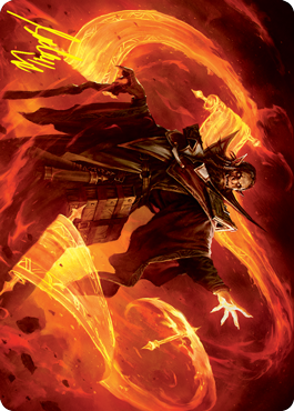 Plargg, Dean of Chaos Art Card (Gold-Stamped Signature) [Strixhaven: School of Mages Art Series] | Dragon's Lair Comics and Fantasy Houston TX