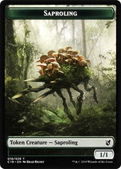 Saproling // Morph Double-Sided Token [Commander 2019 Tokens] | Dragon's Lair Comics and Fantasy Houston TX