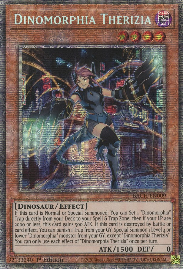 Dinomorphia Therizia [BACH-EN009] Starlight Rare | Dragon's Lair Comics and Fantasy Houston TX