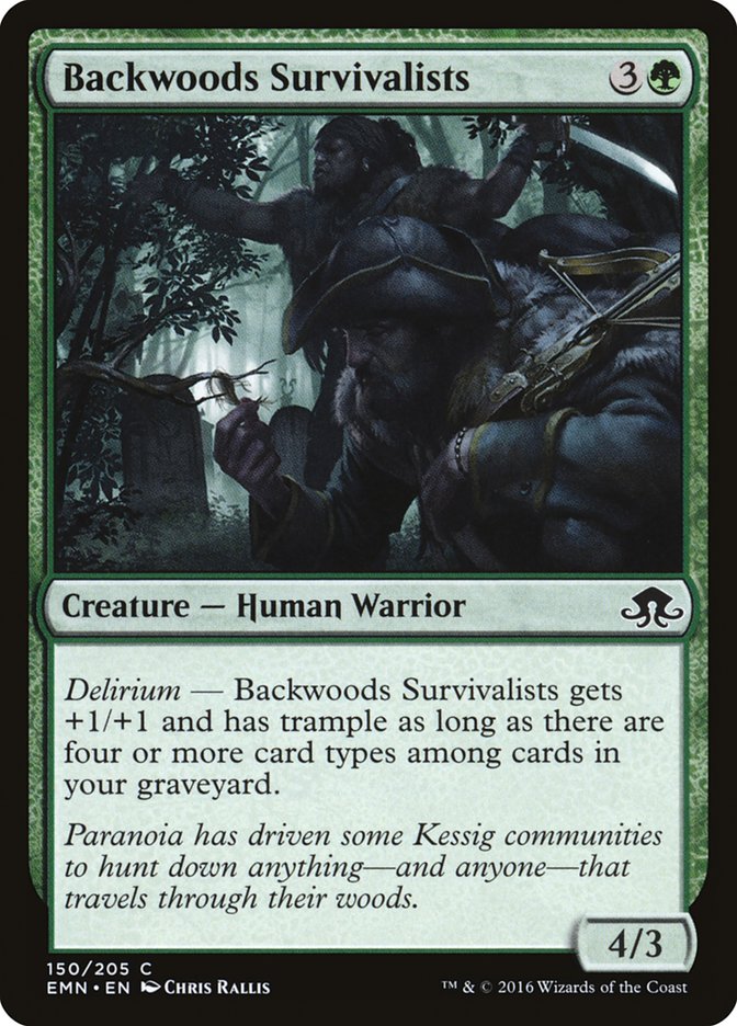 Backwoods Survivalists [Eldritch Moon] | Dragon's Lair Comics and Fantasy Houston TX