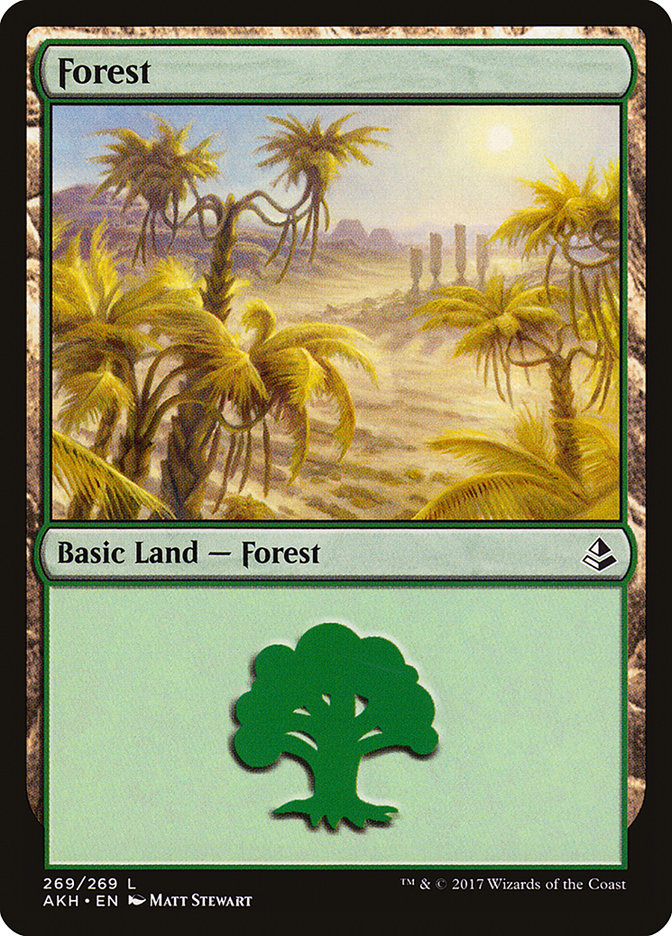 Forest (269) [Amonkhet] | Dragon's Lair Comics and Fantasy Houston TX