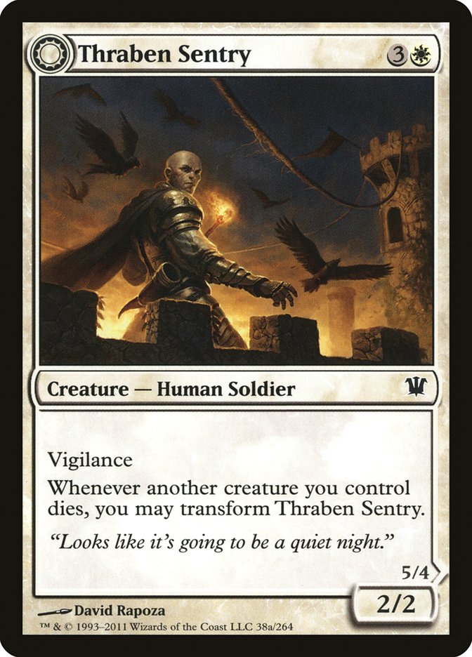 Thraben Sentry // Thraben Militia [Innistrad] | Dragon's Lair Comics and Fantasy Houston TX