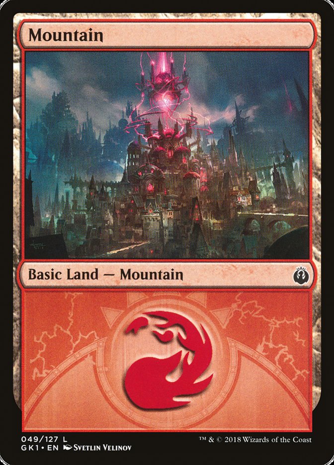 Mountain (49) [Guilds of Ravnica Guild Kit] | Dragon's Lair Comics and Fantasy Houston TX