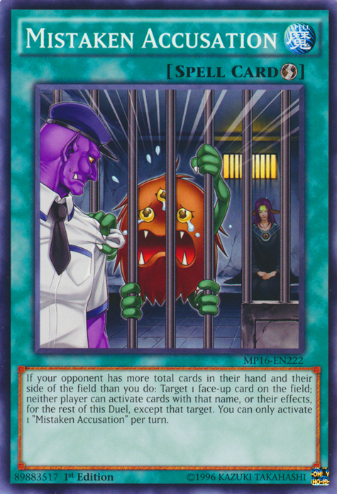 Mistaken Accusation [MP16-EN222] Common | Dragon's Lair Comics and Fantasy Houston TX