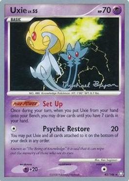 Uxie LV.55 (43/146) (Happy Luck - Mychael Bryan) [World Championships 2010] | Dragon's Lair Comics and Fantasy Houston TX