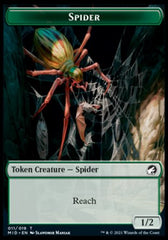 Beast (007) // Spider Double-Sided Token [Innistrad: Midnight Hunt Commander Tokens] | Dragon's Lair Comics and Fantasy Houston TX
