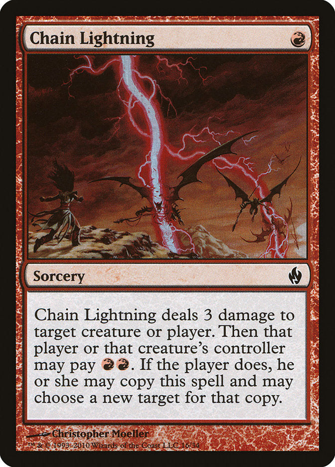 Chain Lightning [Premium Deck Series: Fire and Lightning] | Dragon's Lair Comics and Fantasy Houston TX