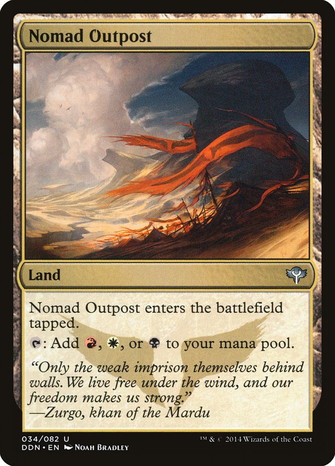 Nomad Outpost [Duel Decks: Speed vs. Cunning] | Dragon's Lair Comics and Fantasy Houston TX