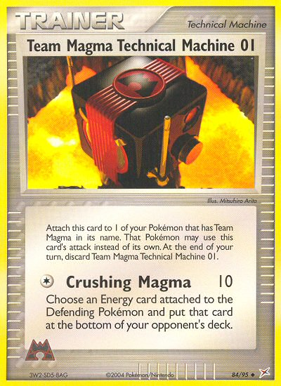 Team Magma Technical Machine 01 (84/95) [EX: Team Magma vs Team Aqua] | Dragon's Lair Comics and Fantasy Houston TX