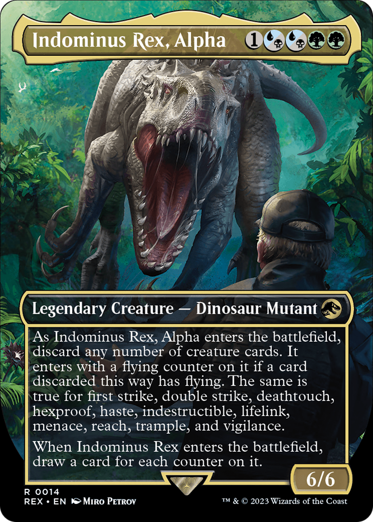 Indominus Rex, Alpha (Borderless) [Jurassic World Collection] | Dragon's Lair Comics and Fantasy Houston TX