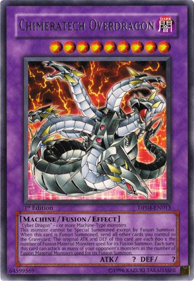 Chimeratech Overdragon [DP04-EN013] Rare | Dragon's Lair Comics and Fantasy Houston TX