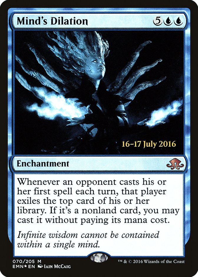 Mind's Dilation [Eldritch Moon Prerelease Promos] | Dragon's Lair Comics and Fantasy Houston TX