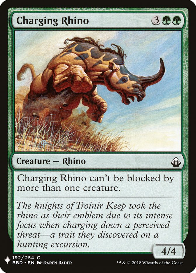 Charging Rhino [Mystery Booster] | Dragon's Lair Comics and Fantasy Houston TX