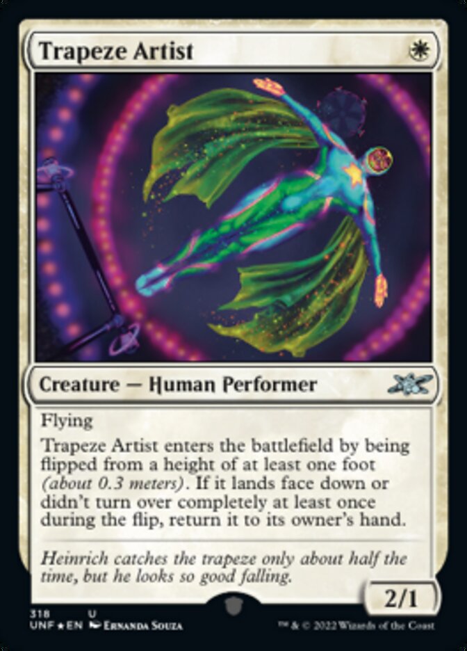 Trapeze Artist (Galaxy Foil) [Unfinity] | Dragon's Lair Comics and Fantasy Houston TX